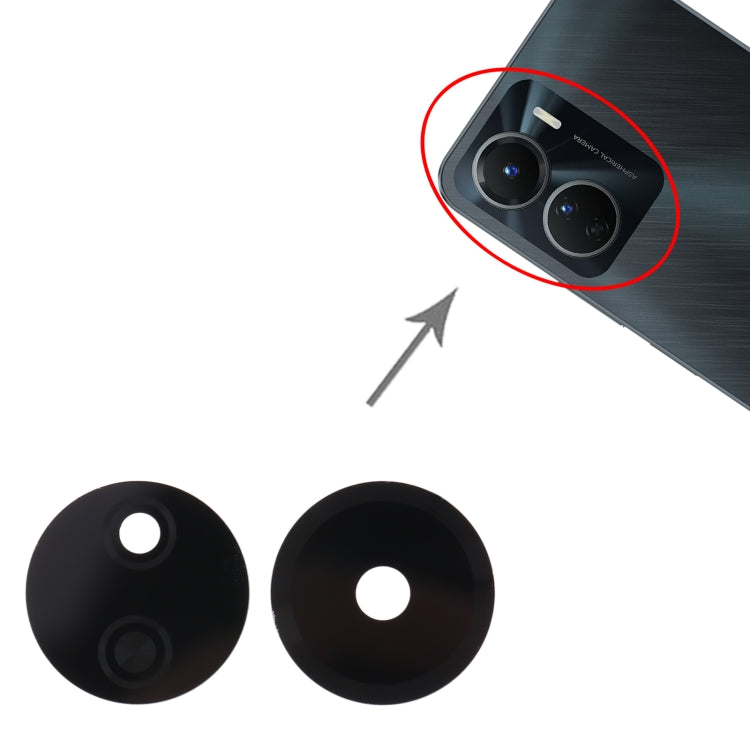 For vivo Y16 10pcs Back Camera Lens by buy2fix