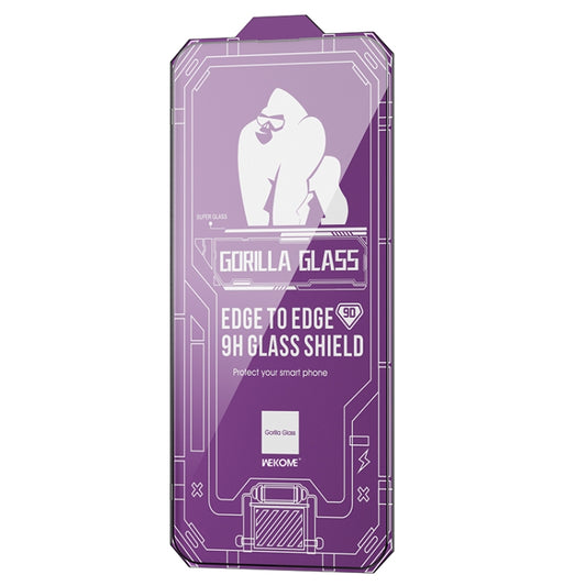 For iPhone 13 WK WTP-068 King Kong Vacha Corning 9D Curved HD Tempered Glass Film(Black) by WK