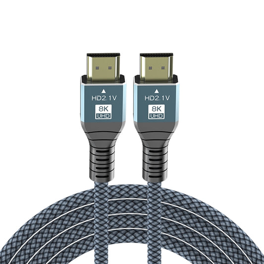 2m HDMI 2.1 Version 8K 60Hz UHD 48Gbps Cable(Grey) by buy2fix