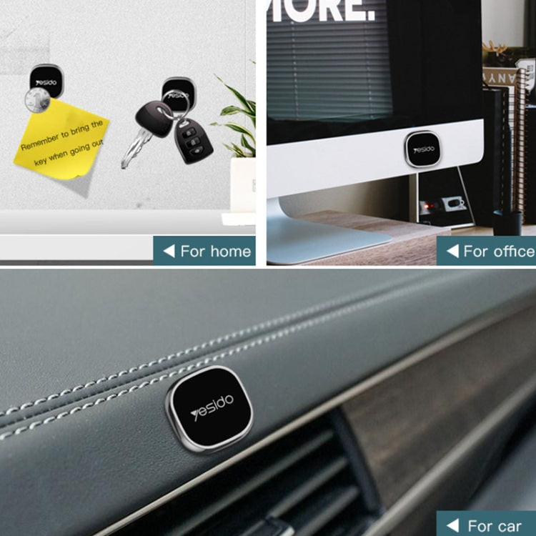 Yesido C81 Car Dashboard Mini Strong Magnetic Phone Holder(Silver) by Yesido