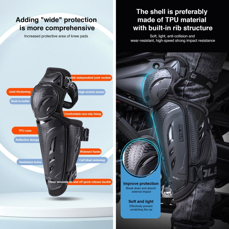 4 in 1 Elbow Pads Motolsg Motorcycle Bicycle Riding Protective Gear - by buy2fix | Online Shopping UK | buy2fix
