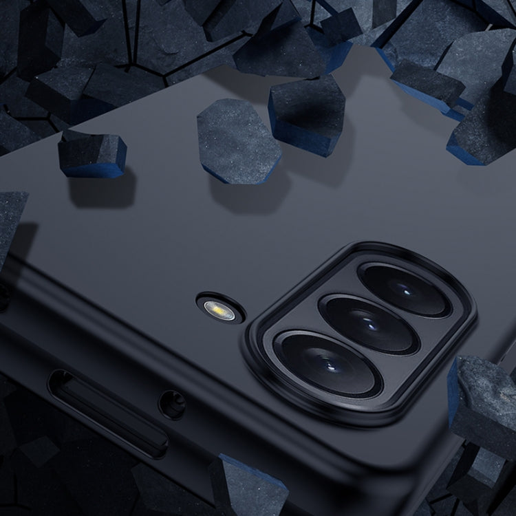 For Samsung Galaxy Z Fold5 Fuel Injection PC Skin Feel Phone Case(Mint Green) by buy2fix