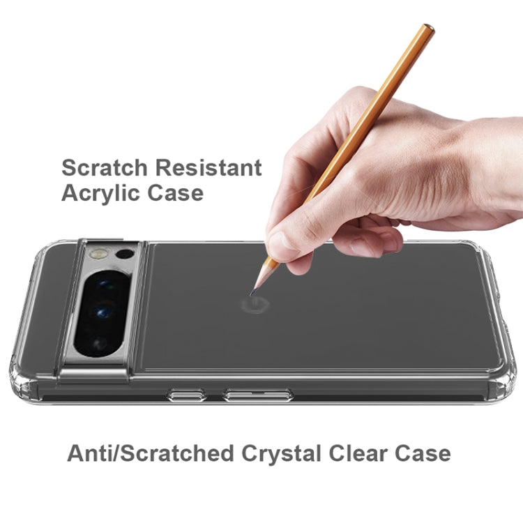 For Google Pixel 8 Pro 5G Scratchproof Acrylic TPU Phone Case(Transparent) - Google Cases by buy2fix | Online Shopping UK | buy2fix