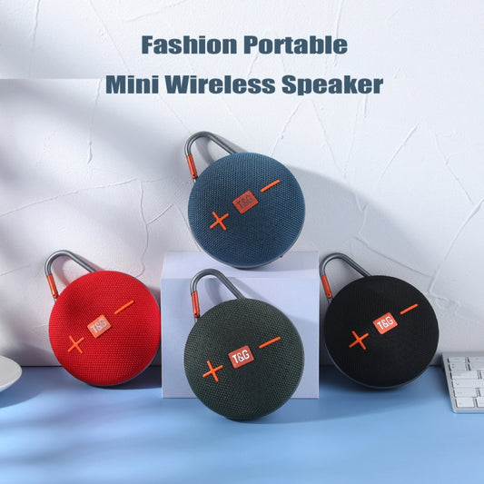 T&G TG648 TWS Outdoor Mini Portable Wireless Bluetooth Speaker with LED Light(Black) by T&G