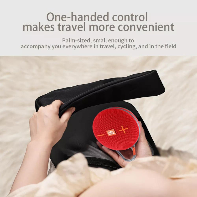 T&G TG648 TWS Outdoor Mini Portable Wireless Bluetooth Speaker with LED Light(Black) by T&G