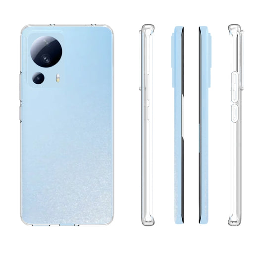 For Xiaomi 13 Lite 5G / Civi 2 5G Waterproof Texture TPU Phone Case(Transparent) by buy2fix