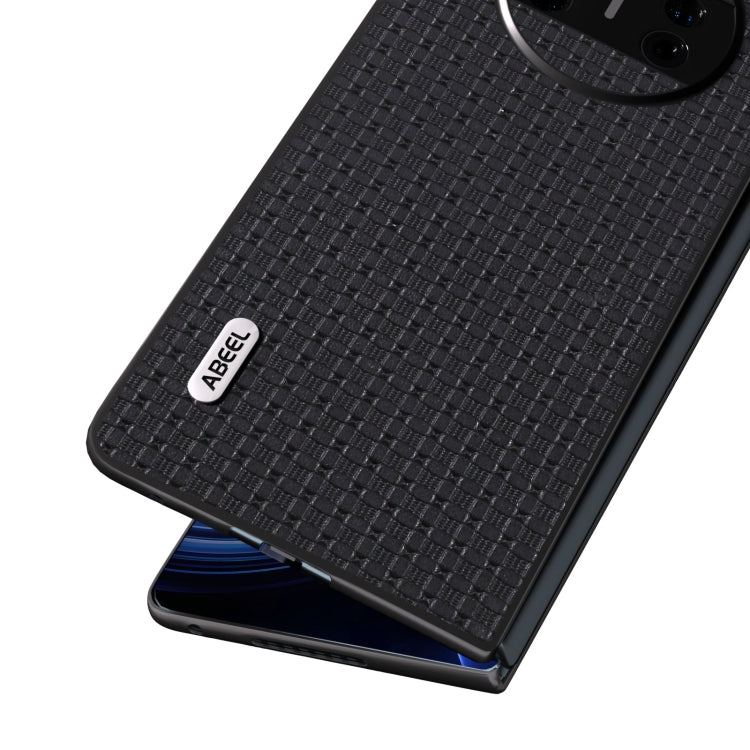 For Huawei Mate X3 ABEEL Genuine Luxury Black Edge Phone Case(Black) - Huawei Cases by buy2fix | Online Shopping UK | buy2fix