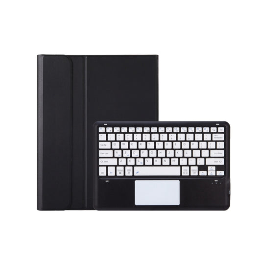 For vivo Pad 2 12.1 inch AV12-A Ultra-thin Split Bluetooth Keyboard Leather Tablet Case with Touchpad(Black+White) by buy2fix