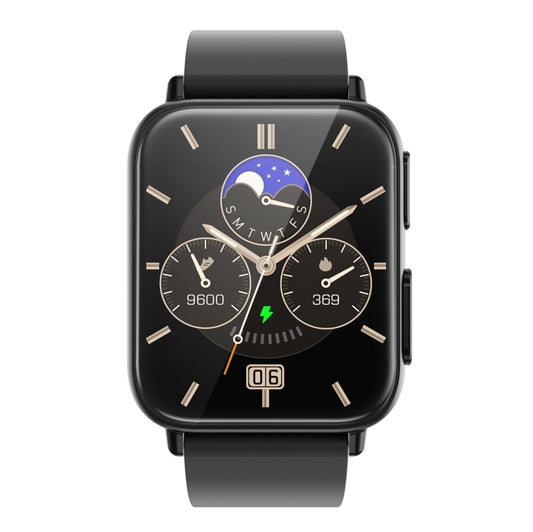 TK10 1.91 inch IP68 Waterproof Silicone Band Smart Watch Supports AI Medical Diagnosis/ Blood Oxygen / Body Temperature Monitoring(Black) by buy2fix