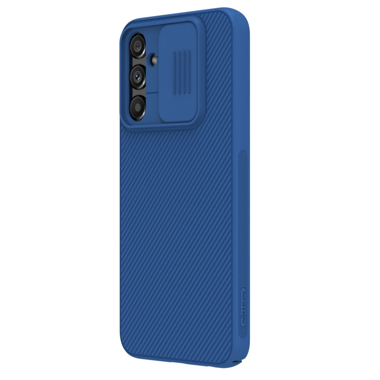 For Samsung Galaxy A24 4G NILLKIN Black Mirror Series Camshield PC Phone Case(Blue) - Galaxy Phone Cases by NILLKIN | Online Shopping UK | buy2fix