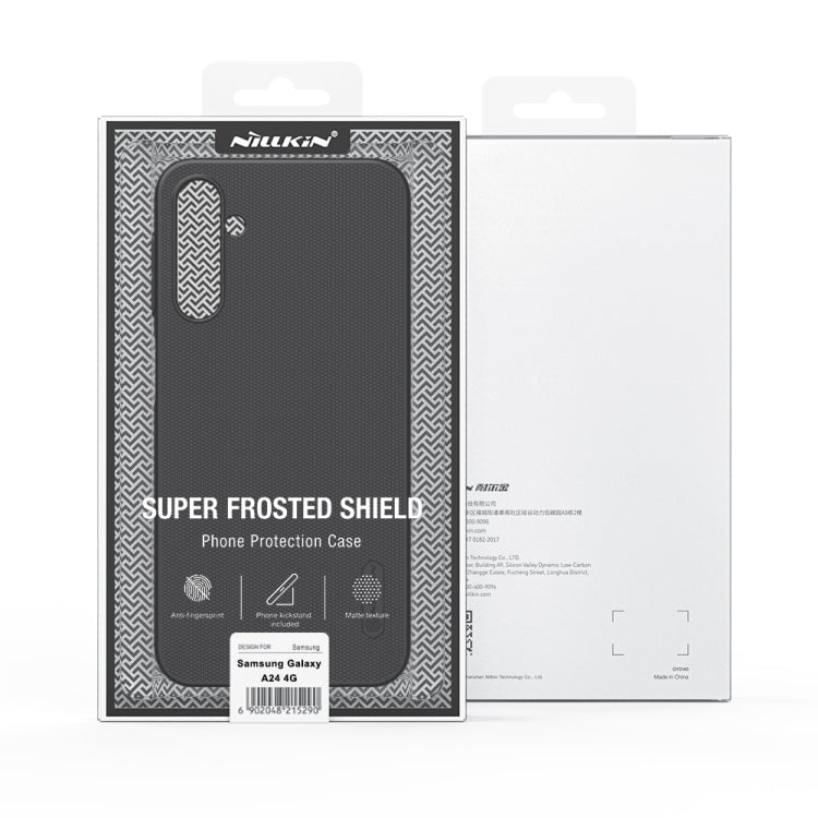 For Samsung Galaxy A24 4G NILLKIN Frosted PC Phone Case(White) by NILLKIN