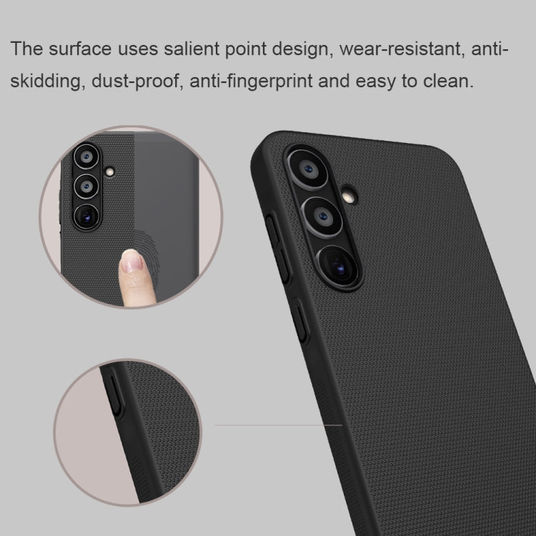For Samsung Galaxy A35 NILLKIN Frosted PC Phone Case(Black) - Galaxy Phone Cases by NILLKIN | Online Shopping UK | buy2fix