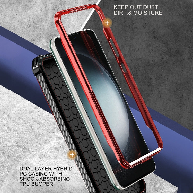 For Samsung Galaxy S22+ 5G Armor Series Holder Phone Case(Black) - Galaxy S22+ 5G Cases by buy2fix | Online Shopping UK | buy2fix