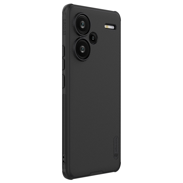 For Xiaomi Redmi Note 13 Pro+ 5G NILLKIN Frosted Shield Pro PC + TPU Phone Case(Black) - Xiaomi Cases by NILLKIN | Online Shopping UK | buy2fix