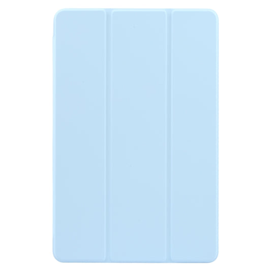 For Xiaomi Pad 6 / Pad 6 Pro Three-fold Holder Flip Tablet Leather Case(Sky Blue) by buy2fix