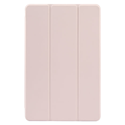 For Xiaomi Pad 6 / Pad 6 Pro Three-fold Holder Flip Tablet Leather Case(Light Pink) by buy2fix