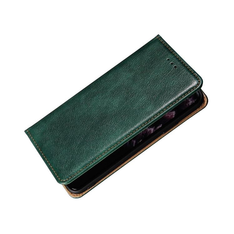 For Infinix Smart 7 HD Gloss Oil Solid Color Magnetic Leather Phone Case(Black) - Infinix Cases by buy2fix | Online Shopping UK | buy2fix