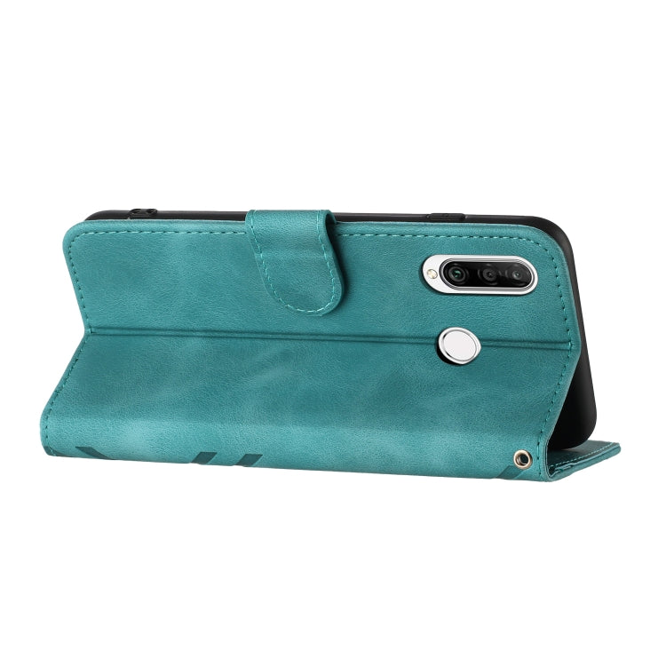 For Honor 20S Russia /20 lite Russia Line Pattern Skin Feel Leather Phone Case(Light Blue) - Honor Cases by buy2fix | Online Shopping UK | buy2fix