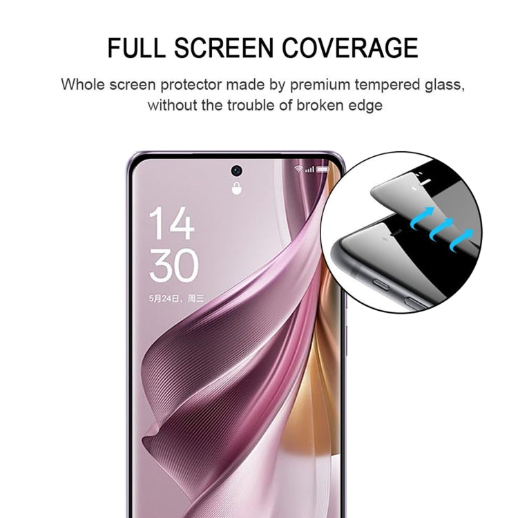 For OPPO Reno10 Pro China / Reno10 Pro+ 3D Curved Edge Full Screen Tempered Glass Film - OPPO Tempered Glass by buy2fix | Online Shopping UK | buy2fix