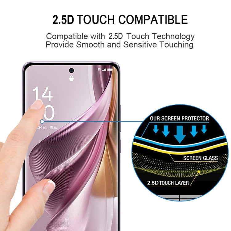 For OPPO Reno10 Pro China / Reno10 Pro+ 3D Curved Edge Full Screen Tempered Glass Film - OPPO Tempered Glass by buy2fix | Online Shopping UK | buy2fix