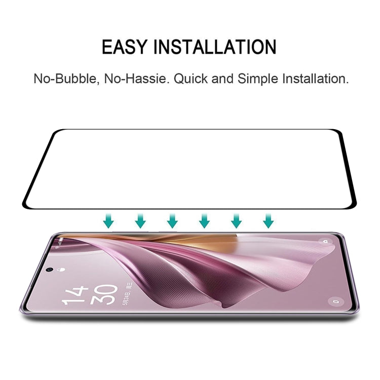 For OPPO Reno10 Pro China / Reno10 Pro+ 3D Curved Edge Full Screen Tempered Glass Film - OPPO Tempered Glass by buy2fix | Online Shopping UK | buy2fix