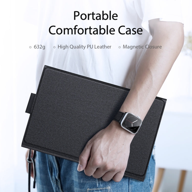 For Xiaomi Pad 6 / Pad 6 Pro DUX DUCIS TK Series Bluetooth Keyboard Leather Case with Touchpad(Black) - For Xiaomi by DUX DUCIS | Online Shopping UK | buy2fix