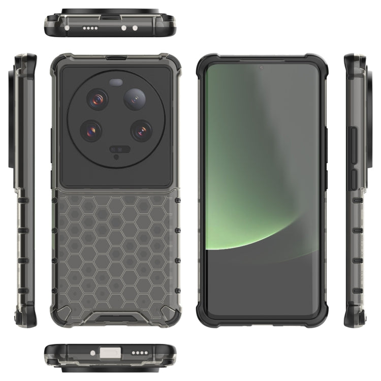 For Xiaomi 13 Ultra Shockproof Honeycomb PC + TPU Phone Case(Black) - Xiaomi Cases by buy2fix | Online Shopping UK | buy2fix