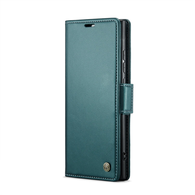 For Samsung Galaxy Note20 Ultra CaseMe 023 Butterfly Buckle Litchi Texture RFID Anti-theft Leather Phone Case(Pearly Blue) - Galaxy Note20 Ultra Cases by CaseMe | Online Shopping UK | buy2fix