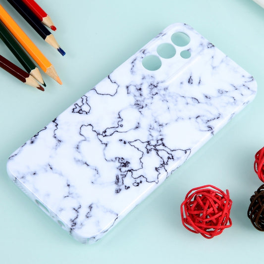 For Samsung Galaxy S23 5G Marble Pattern Phone Case(Green White) by buy2fix