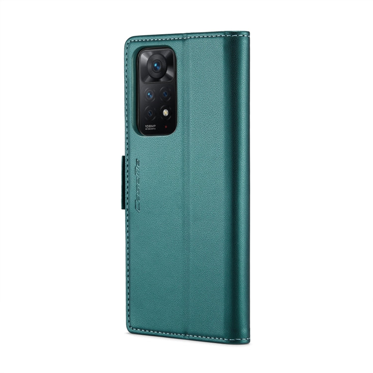 For Xiaomi Redmi Note 11 Pro 5G Global CaseMe 023 Butterfly Buckle Litchi Texture RFID Anti-theft Leather Phone Case(Pearly Blue) - Xiaomi Cases by CaseMe | Online Shopping UK | buy2fix
