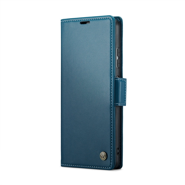For Xiaomi Poco X5 5G CaseMe 023 Butterfly Buckle Litchi Texture RFID Anti-theft Leather Phone Case(Blue) - Xiaomi Cases by CaseMe | Online Shopping UK | buy2fix