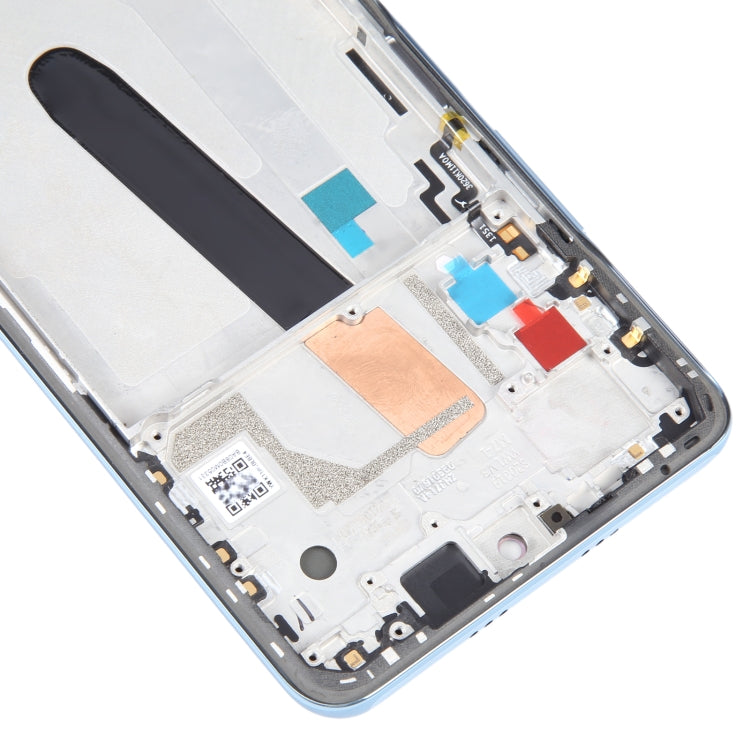 OLED LCD Screen For Xiaomi Poco F3 Digitizer Full Assembly with Frame(Blue) - LCD Screen by buy2fix | Online Shopping UK | buy2fix