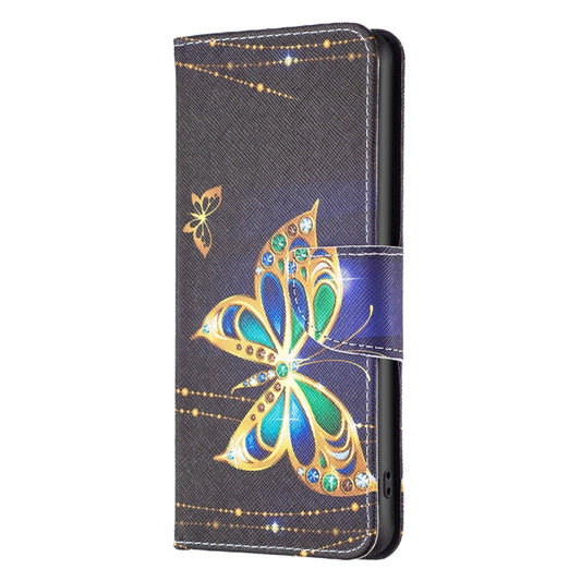 For Xiaomi Redmi 12 4G Colored Drawing Pattern Leather Phone Case(Big Butterfly) by buy2fix