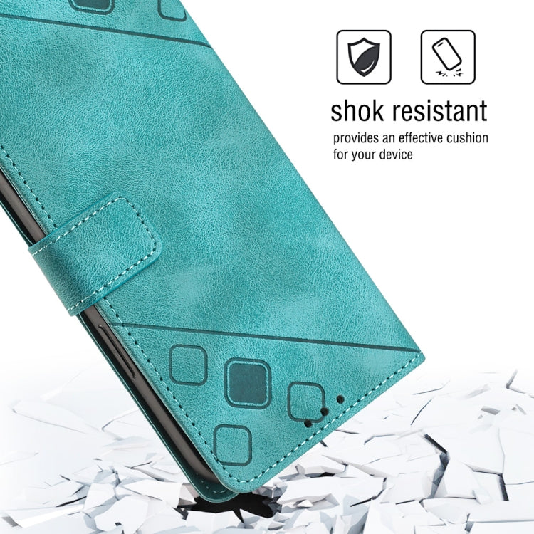 For Xiaomi Redmi Note 12S 4G Global Skin Feel Embossed Leather Phone Case(Green) by buy2fix