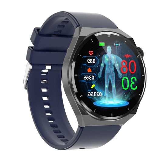 TK20 1.39 inch Silicone Band Smart Watch Supports ECG / Remote Families Care / Body Temperature Monitoring(Blue) - Smart Watches by buy2fix | Online Shopping UK | buy2fix