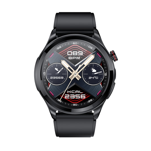 TK22 1.39 inch IP67 Waterproof Silicone Band Smart Watch Supports ECG / Non-invasive Blood Sugar(Black) by buy2fix