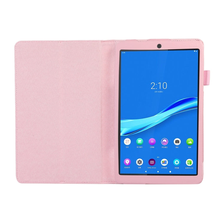 For Lenovo Tab M8 4th Gen Litchi Texture Leather Tablet Case(Pink) - Lenovo by buy2fix | Online Shopping UK | buy2fix