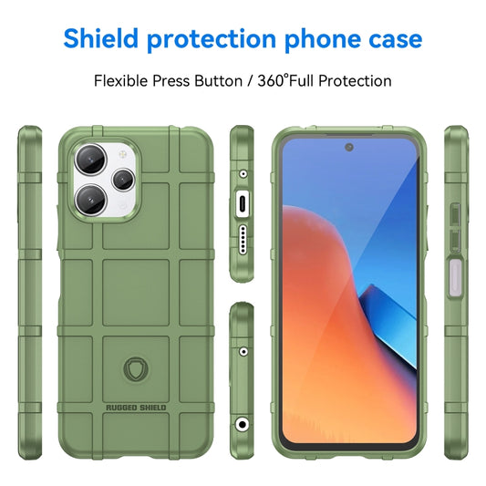 For Xiaomi Redmi 12 Full Coverage Shockproof TPU Phone Case(Green) by buy2fix