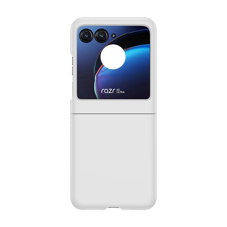 For Motorola Razr 40 Ultra / Razr 2023 Skin Feel PC Phone Case(White) - Motorola Cases by buy2fix | Online Shopping UK | buy2fix