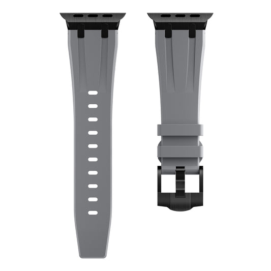 AP Silicone Watch Band For Apple Watch 42mm(Black Grey) by buy2fix