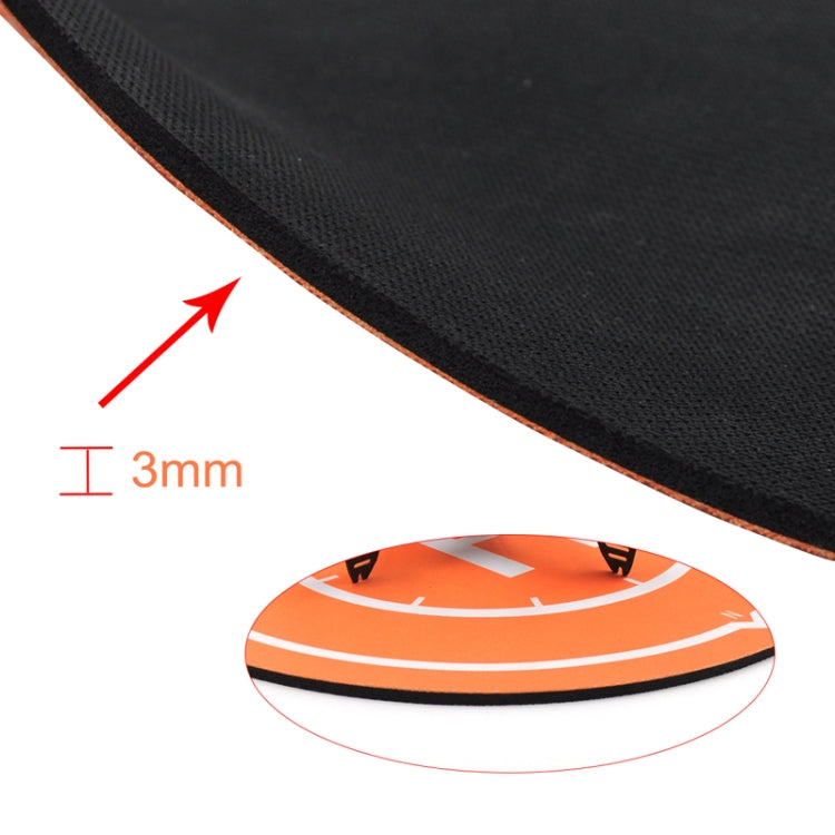 For DJI Mavic Mini / Air 2 / / Air 2S STARTRC RC Drone Quadcopter Portable Parking Apron Fast-fold Landing Parking Pad, Diameter: 50cm(Orange) by STARTRC