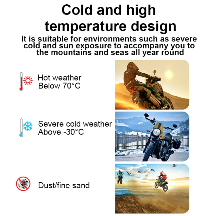 Front Rear Wheel Tire Pressure Temperature Monitoring Sensor(Black) by buy2fix