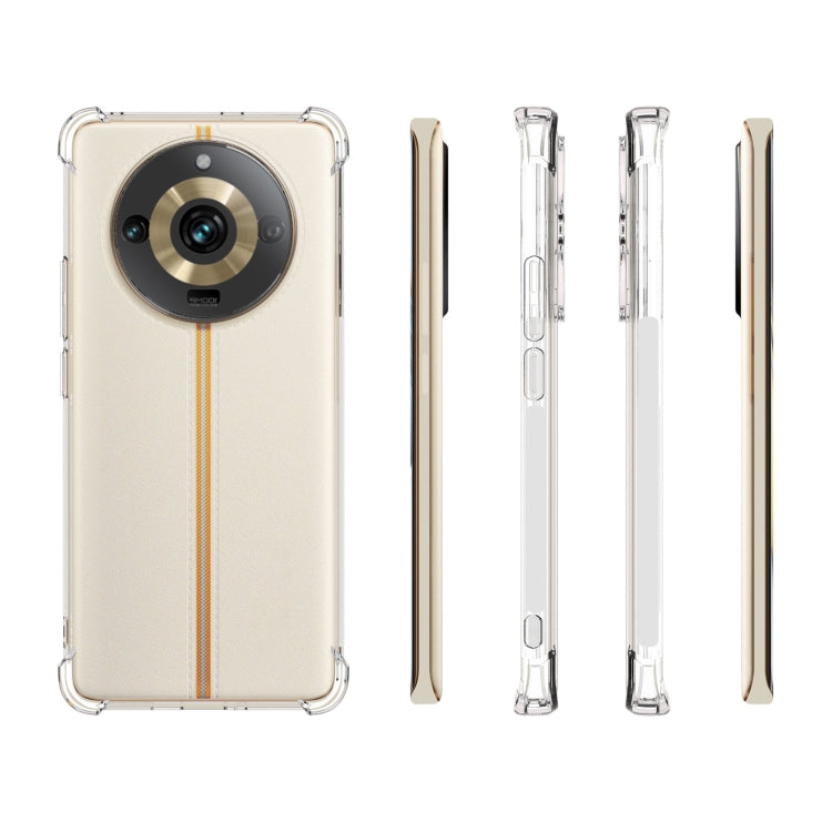 For Realme 11 Pro 5G Shockproof Non-slip Thickening TPU Phone Case(Transparent) - Realme Cases by buy2fix | Online Shopping UK | buy2fix