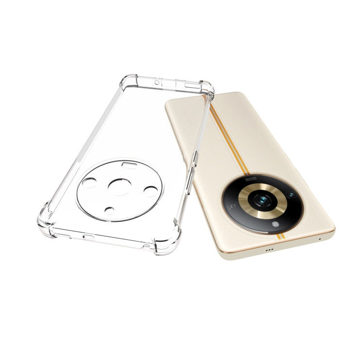 For Realme 11 Pro 5G Shockproof Non-slip Thickening TPU Phone Case(Transparent) - Realme Cases by buy2fix | Online Shopping UK | buy2fix