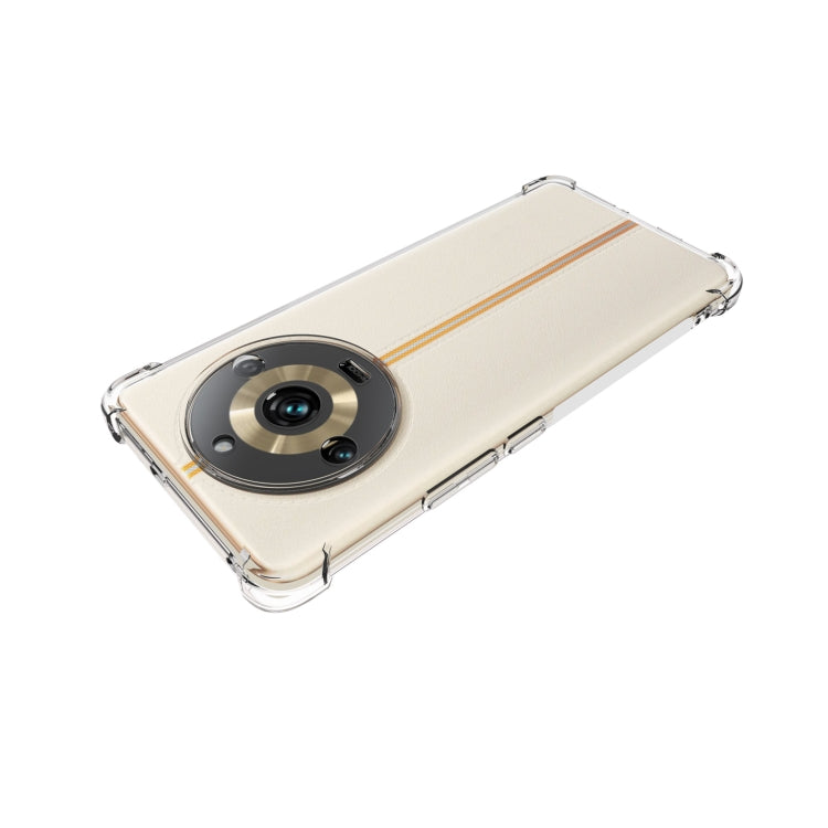 For Realme 11 Pro 5G Shockproof Non-slip Thickening TPU Phone Case(Transparent) - Realme Cases by buy2fix | Online Shopping UK | buy2fix
