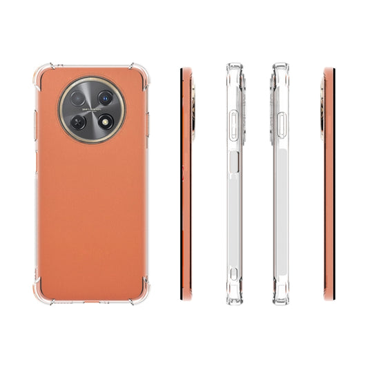 For Huawei Enjoy 60X / nova Y91 Shockproof Non-slip Thickening TPU Phone Case(Transparent) by buy2fix