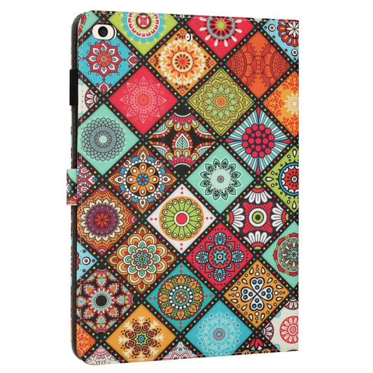 For iPad mini 5 / 4 / 3 / 2 / 1 Painted Leather Smart Tablet Case(Ethnic Style) - iPad mini (2019) / mini 5 Cases by buy2fix | Online Shopping UK | buy2fix