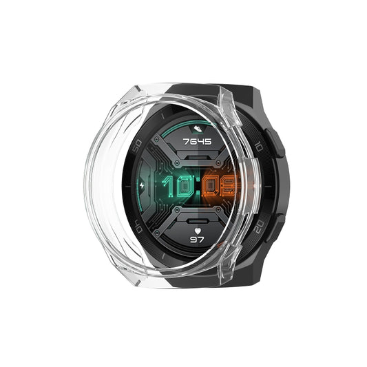 For Huawei Watch GT 2e Transparent TPU Silicone Watch Case(Transparent White) by buy2fix