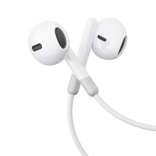 JOYROOM JR-EW01 3.5mm Half In-Ear Wired Earphone, Length: 1.2m(White) by JOYROOM