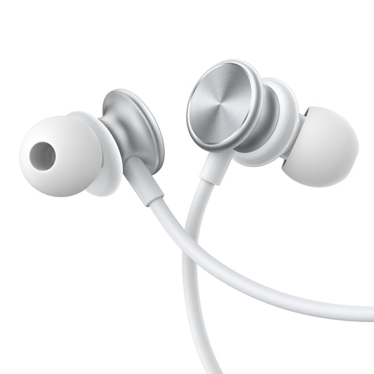 JOYROOM JR-EW03 3.5mm In-Ear Metal Wired Earphone, Length: 1.2m(White) by JOYROOM